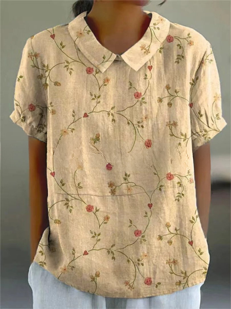 Bloemenjurk Vrouwelijke Floreale Zomerjurk Elegante Stijl
