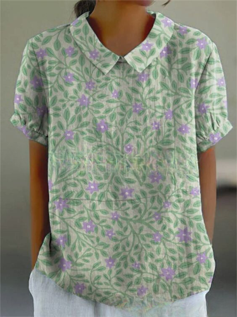 Bloemenjurk Vrouwelijke Floreale Zomerjurk Elegante Stijl