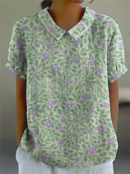 Bloemenjurk Vrouwelijke Floreale Zomerjurk Elegante Stijl