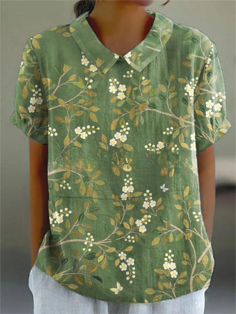 Bloemenjurk Vrouwelijke Floreale Zomerjurk Elegante Stijl