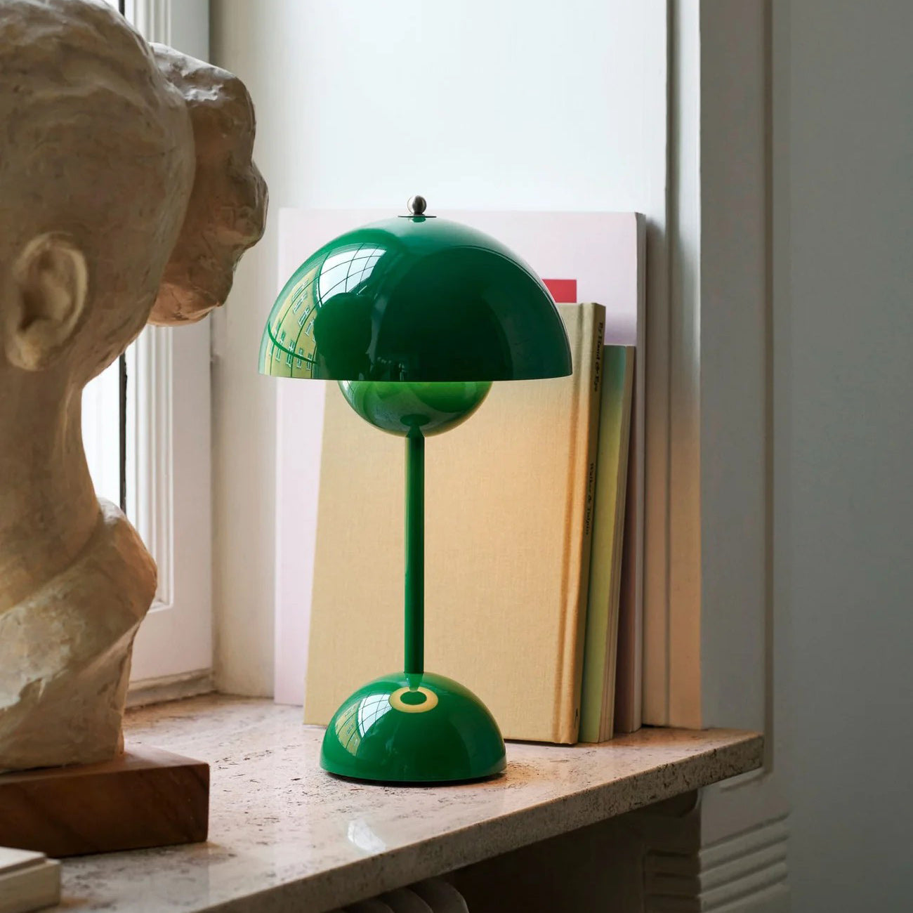 Draadloze Tafellamp met Geïntegreerde LED Accu — Dimbaar 3000K-6000K | Icoon Scandinavisch Design