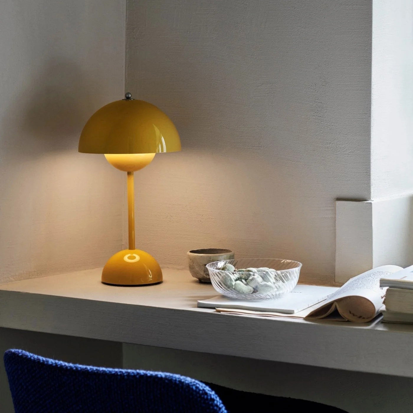 Draadloze Tafellamp met Geïntegreerde LED Accu — Dimbaar 3000K-6000K | Icoon Scandinavisch Design