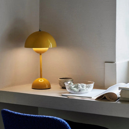 Draadloze Tafellamp met Geïntegreerde LED Accu — Dimbaar 3000K-6000K | Icoon Scandinavisch Design