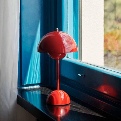 Draagbare Tafellamp met Oplaadbare Accu en Aanraakbediening – Snoerloze LED-lamp met 3 Kleurtemperaturen voor Binnen en Buiten
