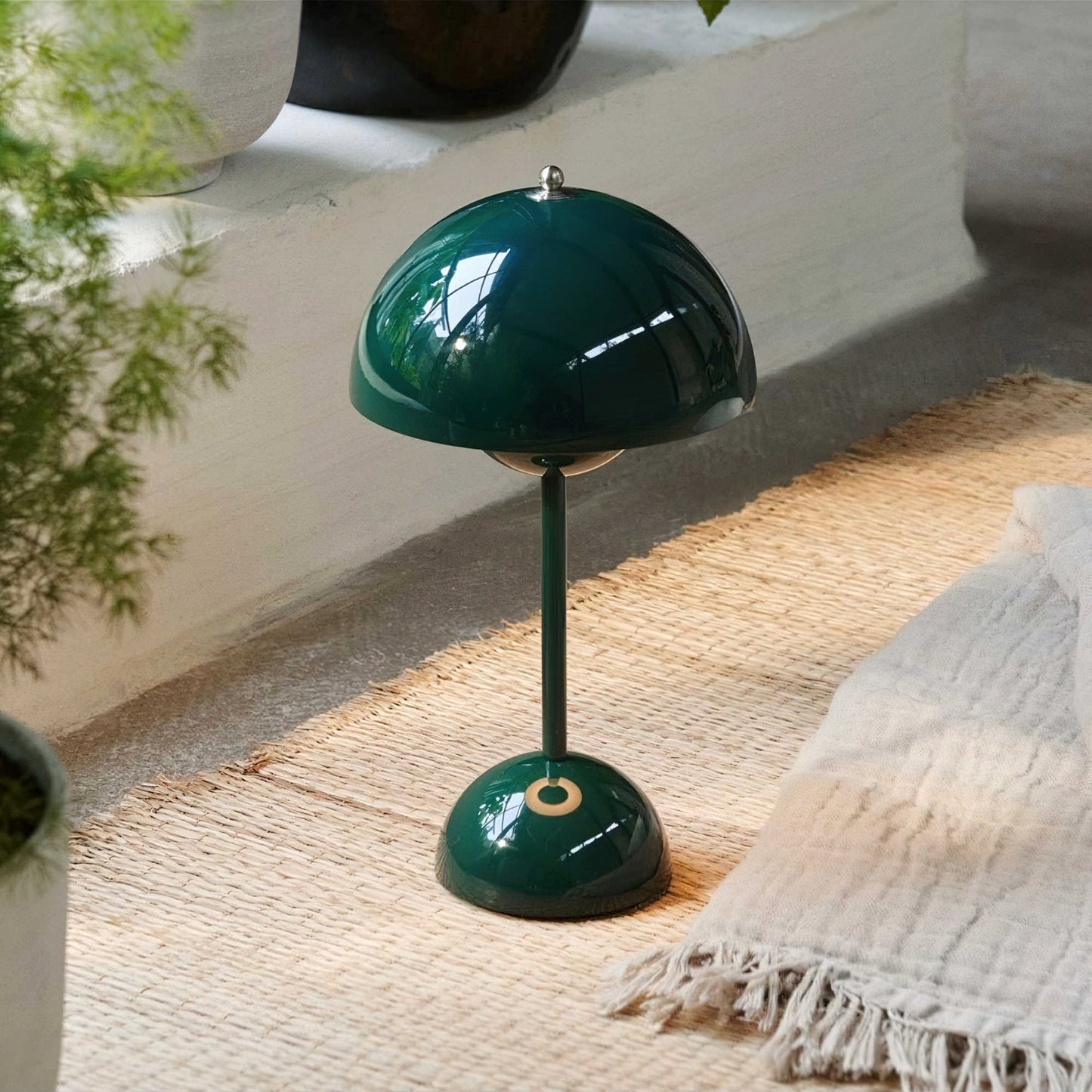 Draagbare Tafellamp met Oplaadbare Accu en Aanraakbediening – Snoerloze LED-lamp met 3 Kleurtemperaturen voor Binnen en Buiten