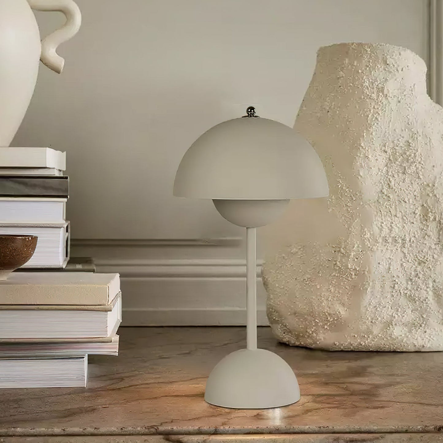 Draagbare Tafellamp met Oplaadbare Accu en Aanraakbediening – Snoerloze LED-lamp met 3 Kleurtemperaturen voor Binnen en Buiten