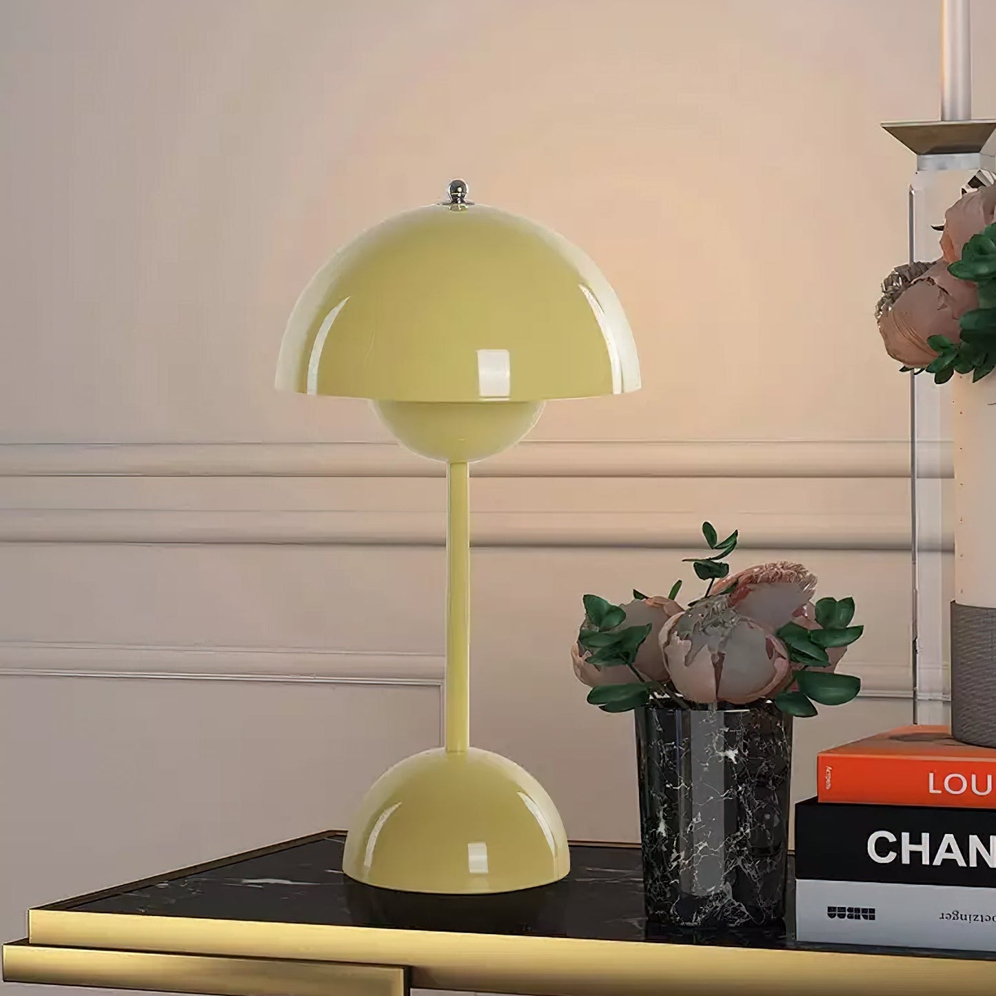 Draagbare Tafellamp met Oplaadbare Accu en Aanraakbediening – Snoerloze LED-lamp met 3 Kleurtemperaturen voor Binnen en Buiten