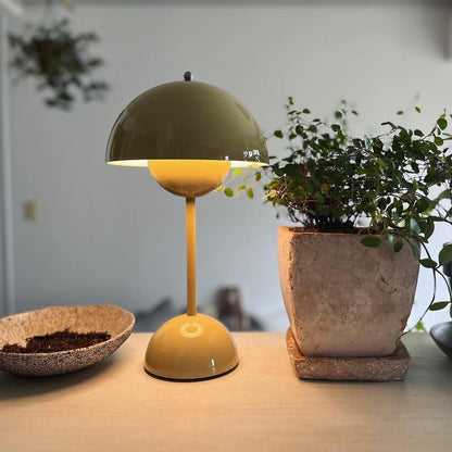 Draagbare Tafellamp met Oplaadbare Accu en Aanraakbediening – Snoerloze LED-lamp met 3 Kleurtemperaturen voor Binnen en Buiten