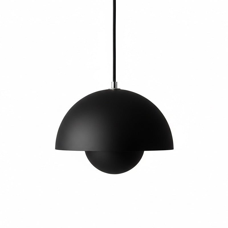 Ronde Hanglampen in Scandinavisch Design – Dubbele Halfbolvorm met Verstelbare Draad – E27/G9 – Verkrijgbaar in 16 Kleuren