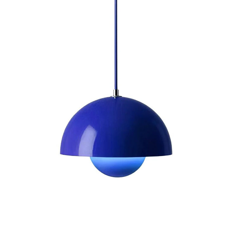 Ronde Hanglampen in Scandinavisch Design – Dubbele Halfbolvorm met Verstelbare Draad – E27/G9 – Verkrijgbaar in 16 Kleuren