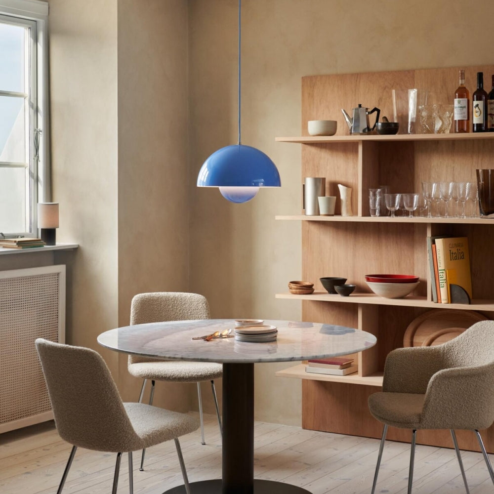 Ronde Hanglampen in Scandinavisch Design – Dubbele Halfbolvorm met Verstelbare Draad – E27/G9 – Verkrijgbaar in 16 Kleuren