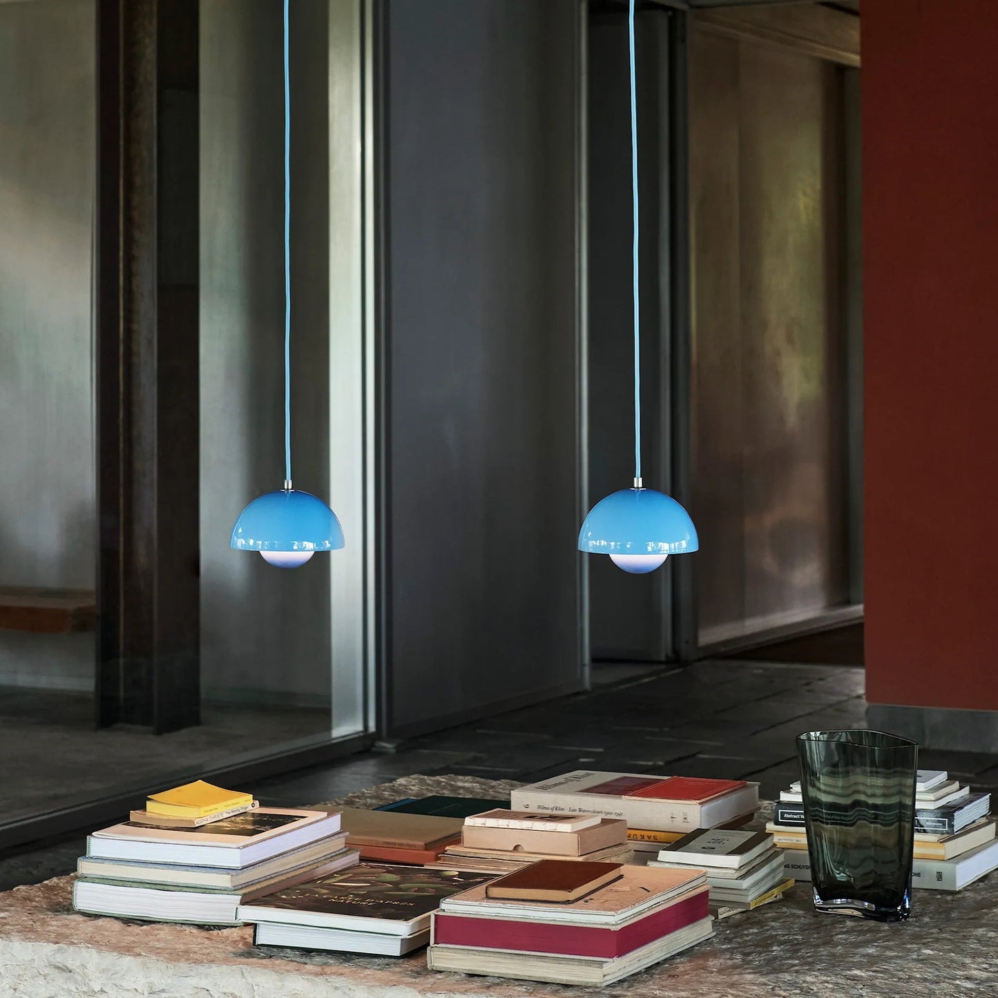 Ronde Hanglampen in Scandinavisch Design – Dubbele Halfbolvorm met Verstelbare Draad – E27/G9 – Verkrijgbaar in 16 Kleuren