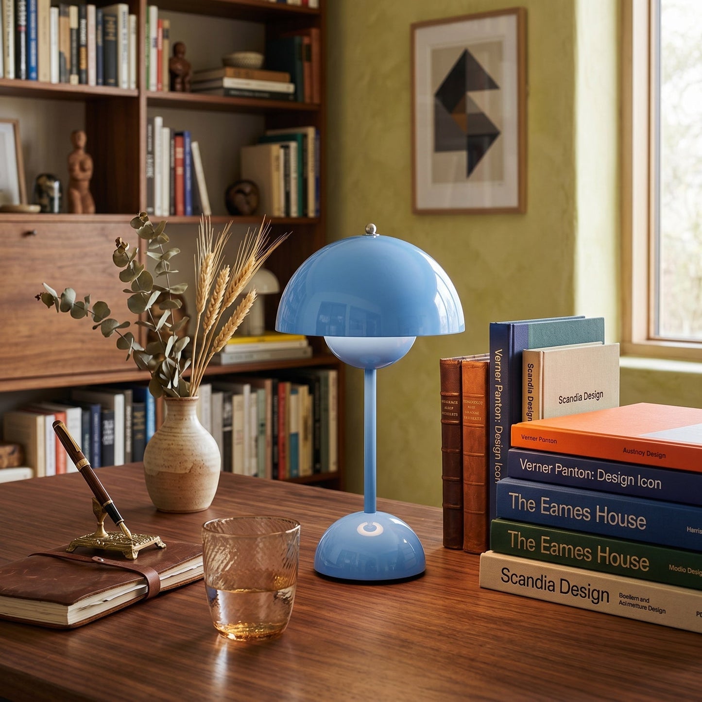 Draadloze Tafellamp met Geïntegreerde LED Accu — Dimbaar 3000K-6000K | Icoon Scandinavisch Design