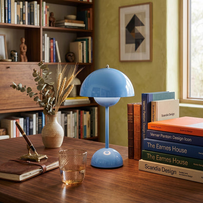 Draadloze Tafellamp met Geïntegreerde LED Accu — Dimbaar 3000K-6000K | Icoon Scandinavisch Design