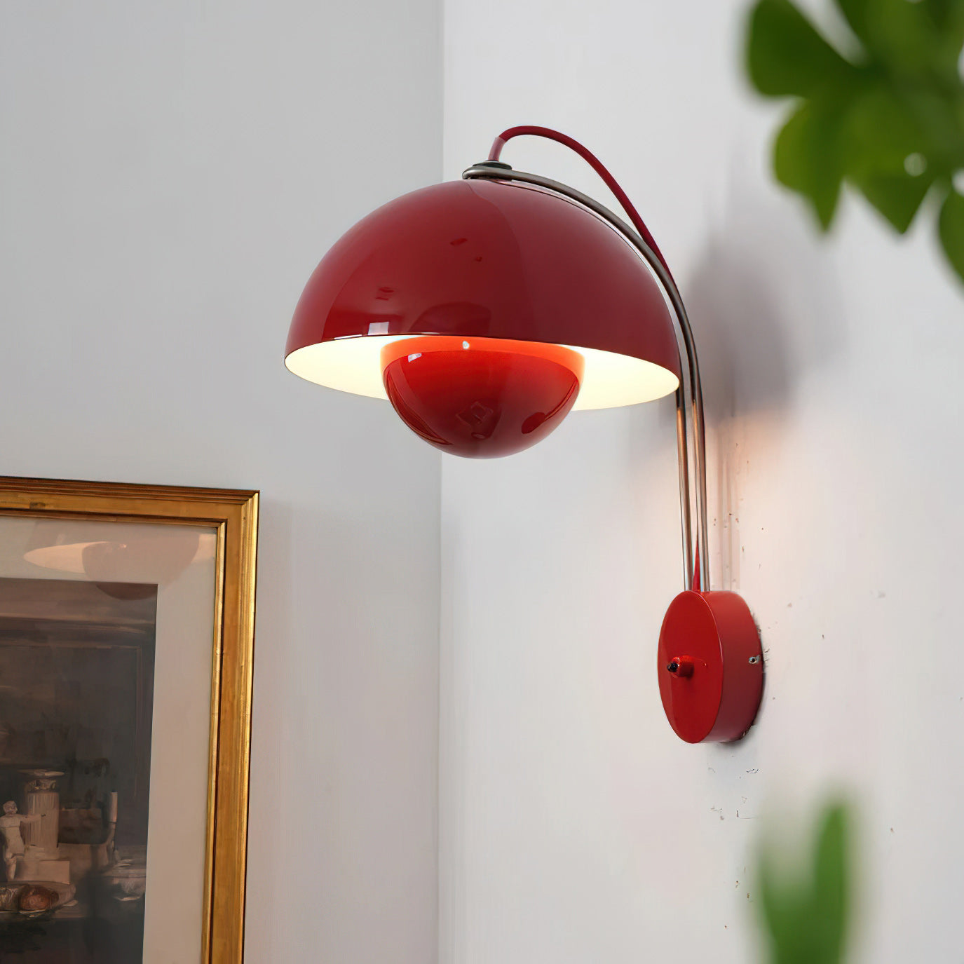 VP9 Wandlamp — Dubbele Koepel Stijlicoon in 13 Kleuren — Dimbaar E26/E27 — Voor Slaapkamer, Gang, Leeshoek