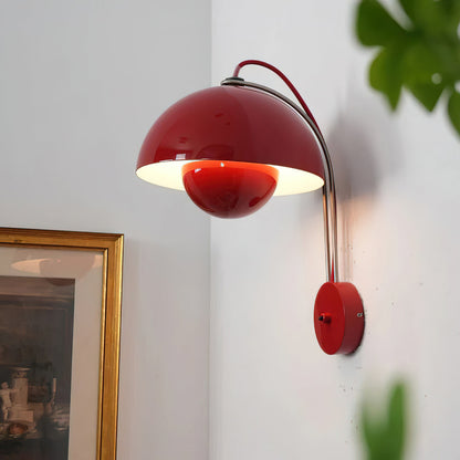 VP9 Wandlamp — Dubbele Koepel Stijlicoon in 13 Kleuren — Dimbaar E26/E27 — Voor Slaapkamer, Gang, Leeshoek