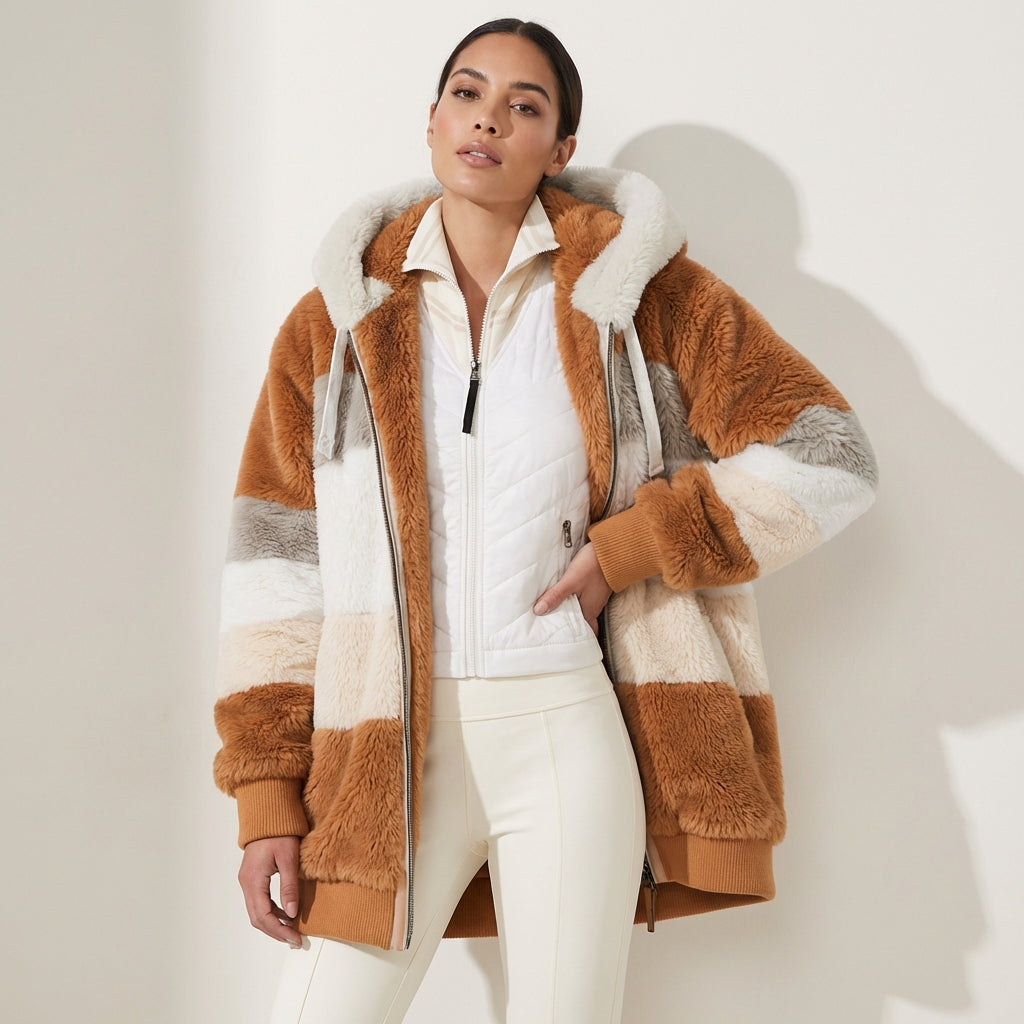 Fluffy Vest met Capuchon | Dames Vest voor Comfort en Stijl 6