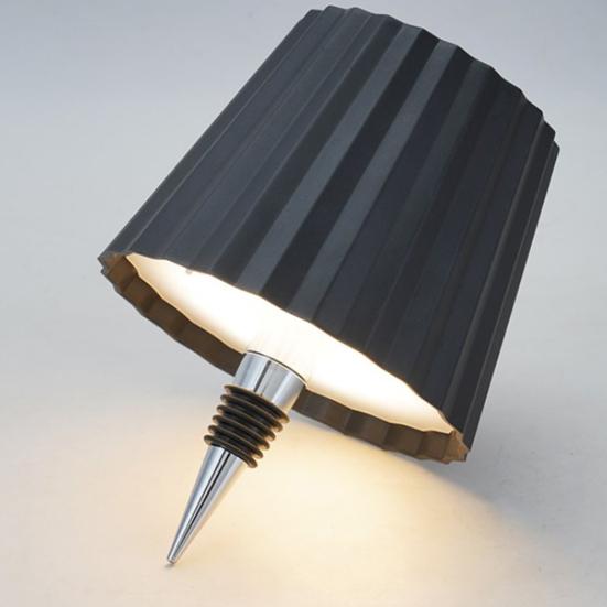 Draadloze Dimbare LED Flessenlamp Modern Design Oplaadbaar USB-C Wit Zwart Bruin Goud