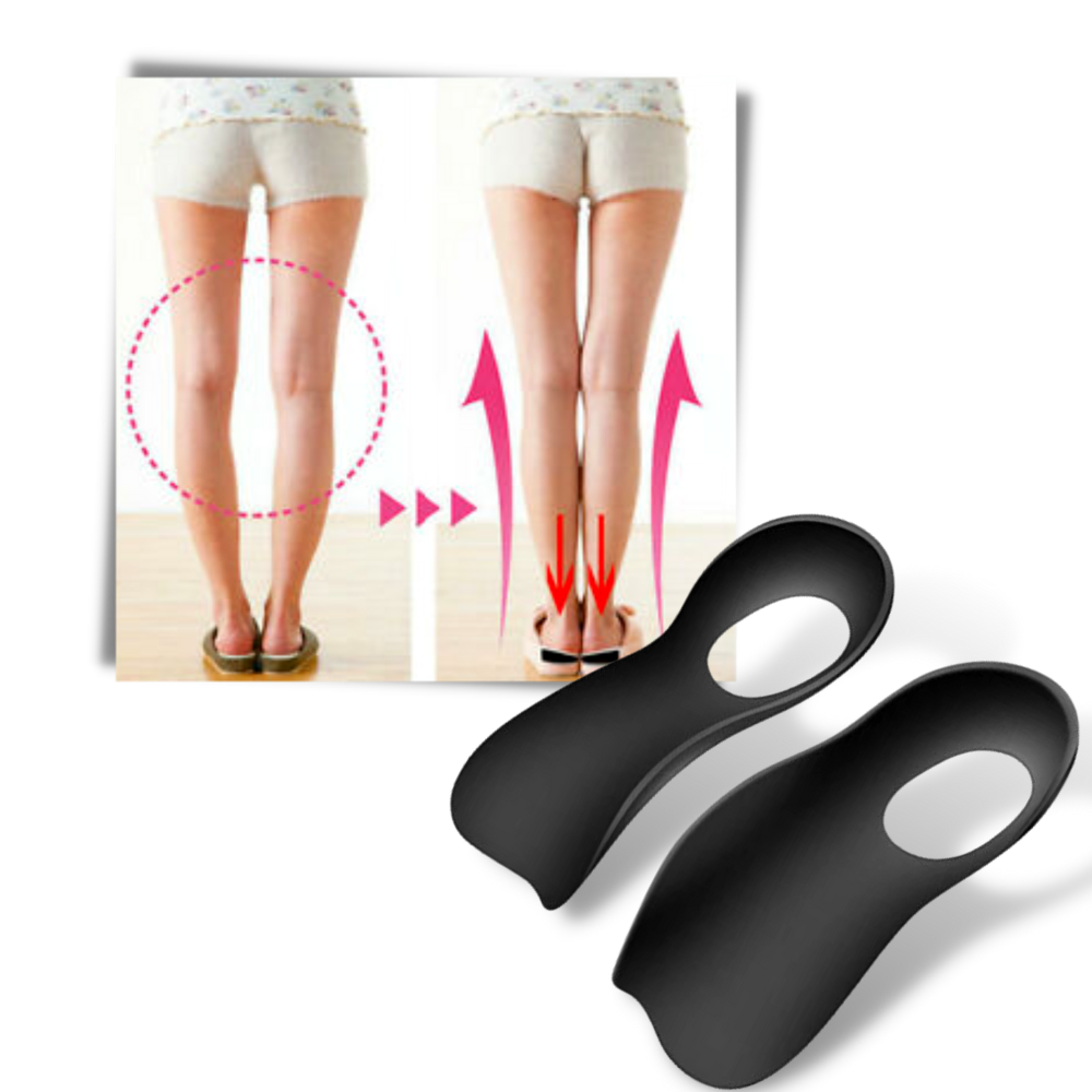 Ergonomische Inlegzolen voor Platvoeten TPR met Gewelfsteun en Hielzone