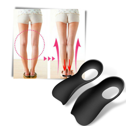 Ergonomische Inlegzolen voor Platvoeten TPR met Gewelfsteun en Hielzone