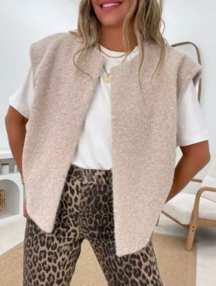 Warm Mohair Vest voor Vrouwen Luxe Zacht