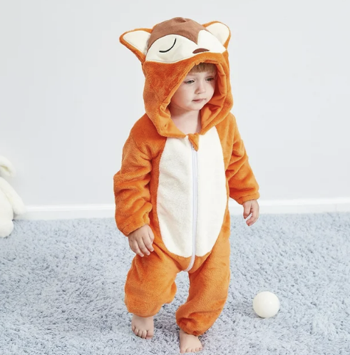 Baby onesie panda katoen polyester zwart wit baby pyjama dierenpak met capuchon uniseks huispak peuter