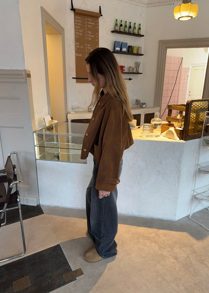 Dames Tussenjas Casual Knoopsluiting Comfortabel Stijlvol