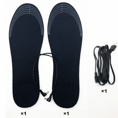 Verwarmbare Inlegzolen USB Oplaadbaar voor Werkschoenen en Laarzen