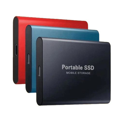 Externe SSD Harde Schijf 500 GB tot 32 TB USB 3.0 Draagbare Opslag Zwart Rood Blauw