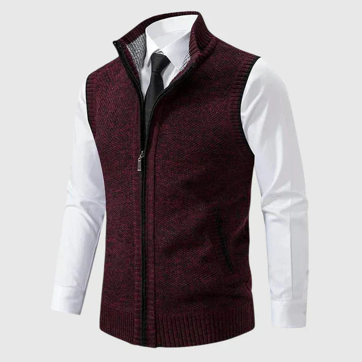 Stijlvol Gilet voor Heren Elegant Donker