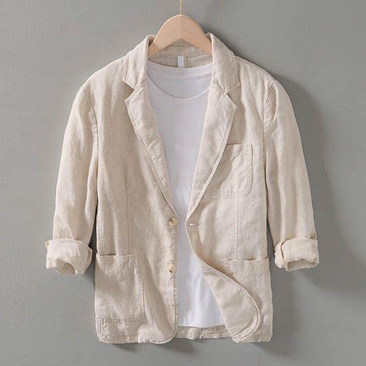 Lichte Zomer Blazer Heren Linnen Christof Jas - StudioMarella