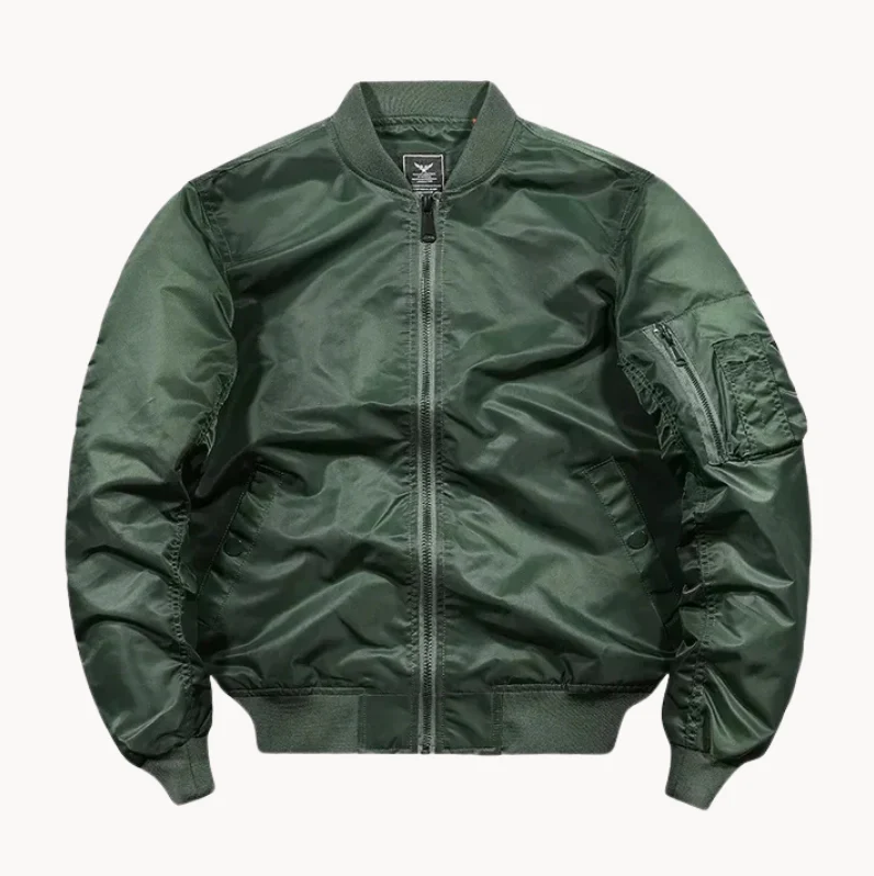 Leren Bomberjack voor Mannen Modern en Comfortabel - StudioMarella