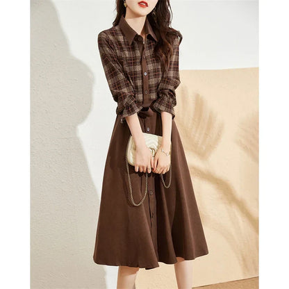 Franse Trenchcoat Jurk Elegant Kort Model
