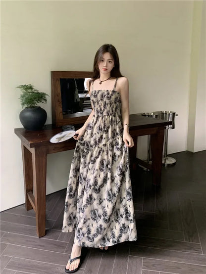 Zomerjurk met Rozenprint Vrouwen Jurk Floral Design