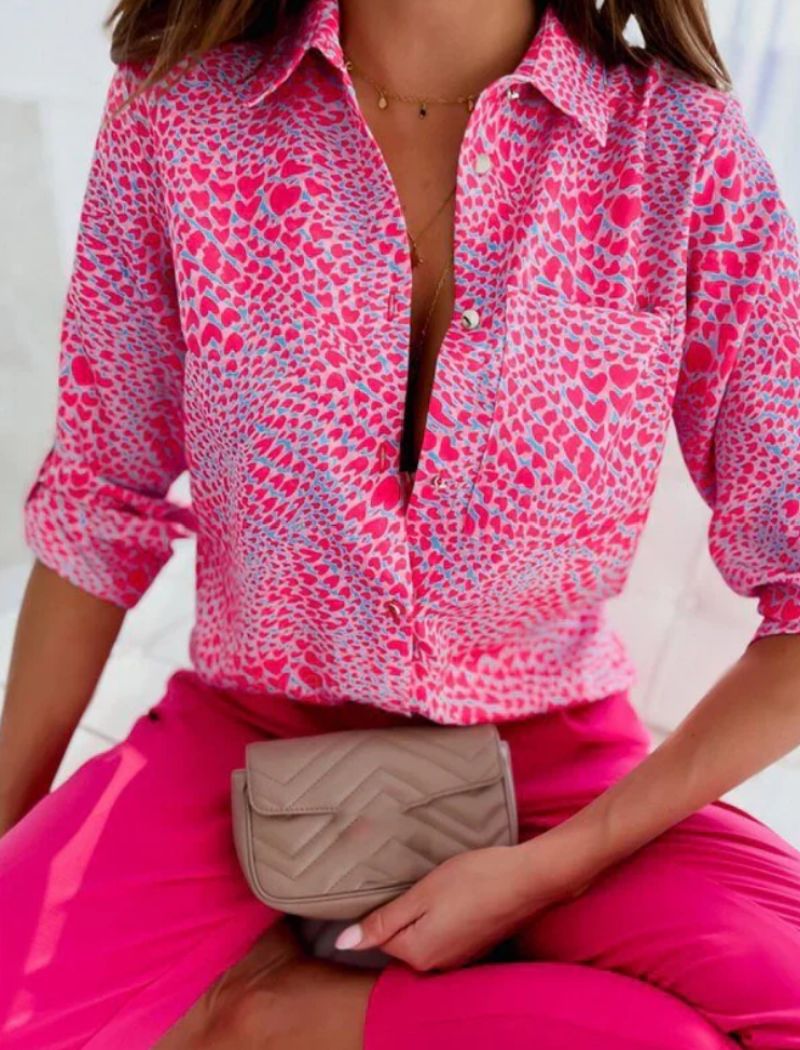 Vrouwelijke Zomerblouse Ademend en Elegant