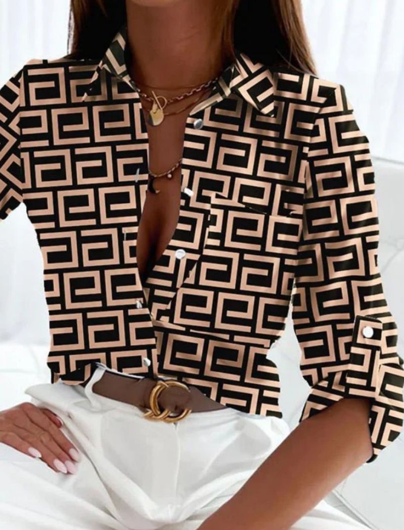 Vrouwelijke Zomerblouse Ademend en Elegant