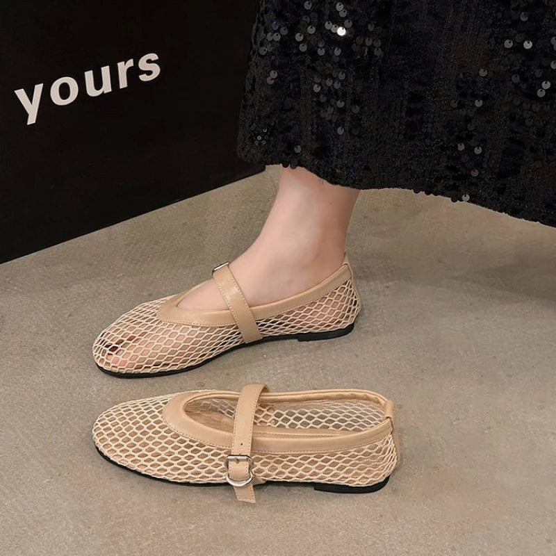 Lichte Vrouwenschoenen Strokenstijl