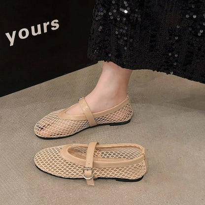 Lichte Vrouwenschoenen Strokenstijl