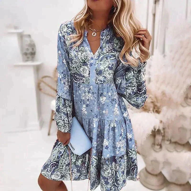 Zomerjurk Bloemenprint – Lichte Katoen Jurk voor Vrouw