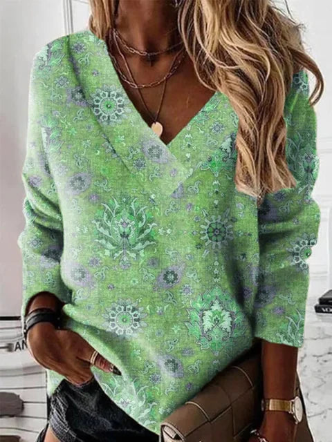 Damestopje Losse Fit Casual Katoen
