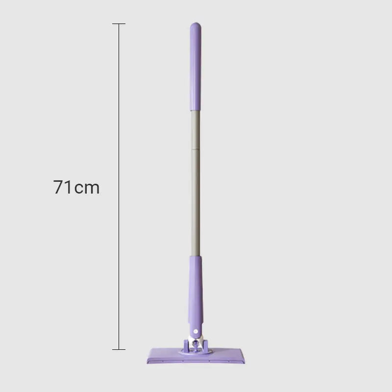 Dweil Vochtige Doekjes 71cm Kunststof Metaal Lila Vloer Keuken Snel Reinigen Zonder Emmer Vloerreiniger Handsfree Schoonmaak