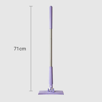 Dweil Vochtige Doekjes 71cm Kunststof Metaal Lila Vloer Keuken Snel Reinigen Zonder Emmer Vloerreiniger Handsfree Schoonmaak