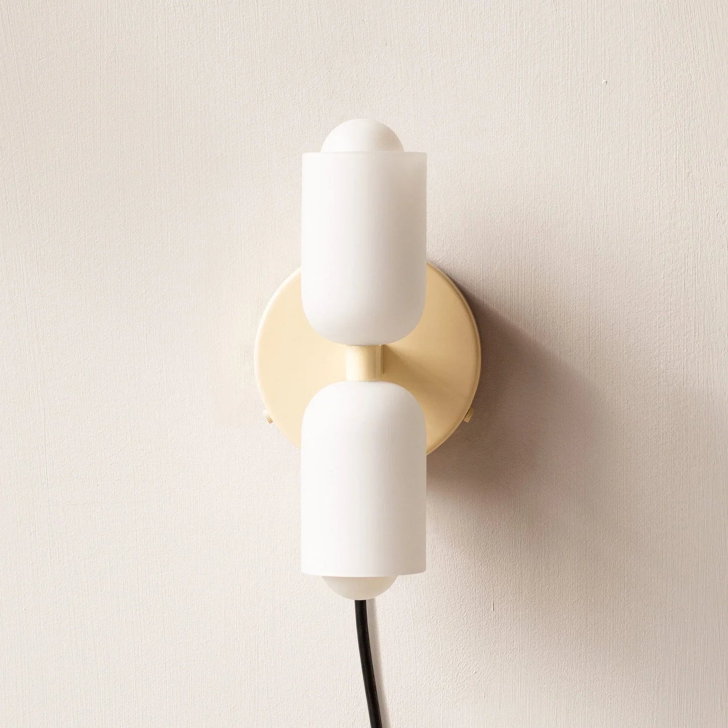 Wandlamp Dubbel Retro Frans Glas E14 Goud Slaapkamer Gang Badkamer Woonkamer Vintage