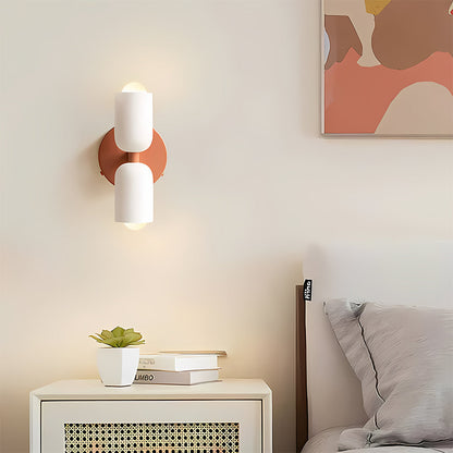 Wandlamp Dubbel Retro Frans Glas E14 Goud Slaapkamer Gang Badkamer Woonkamer Vintage