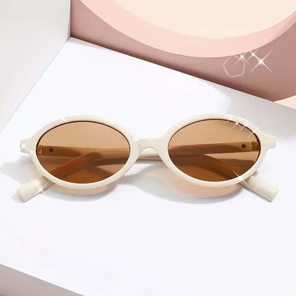Vrouwen Zonnebril Ovaal Retro Stijl Bril