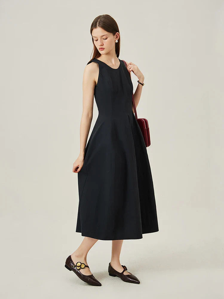 Mouwloze Jurk Zomerse Vrouwelijke Jurk Elegante Stijl