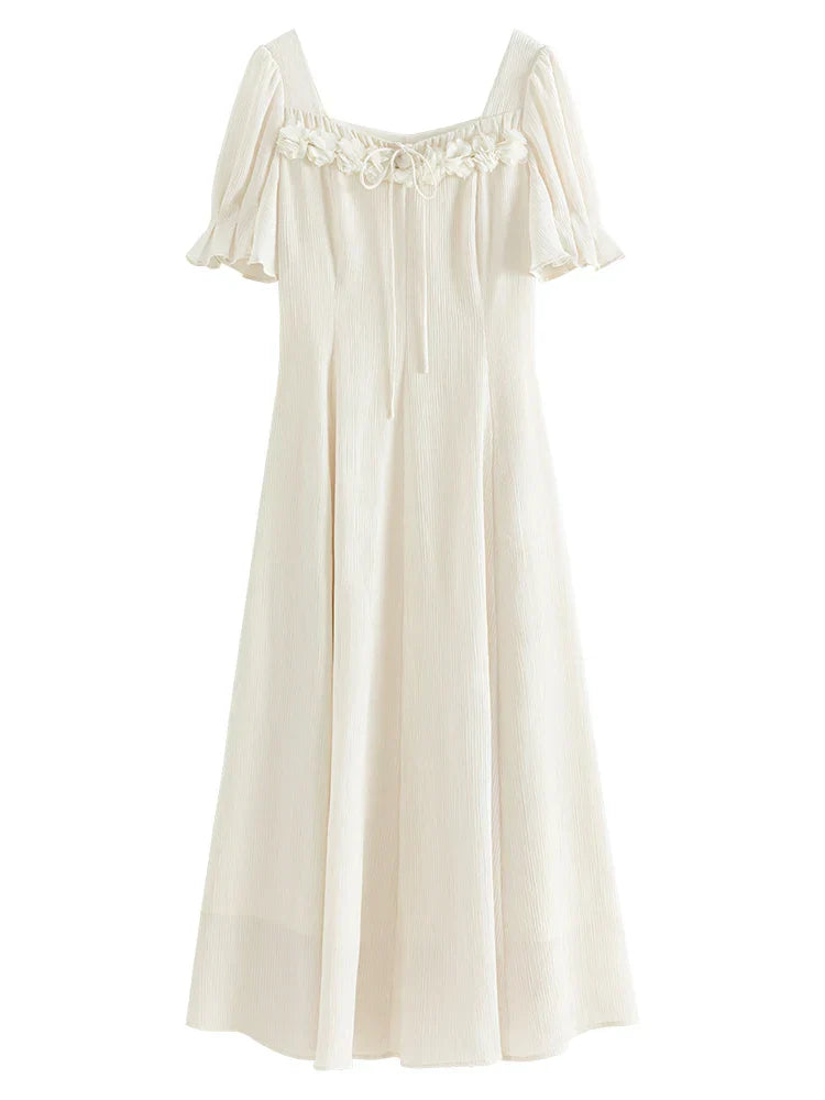 Lente Jurk Licht Pastel Kleuren