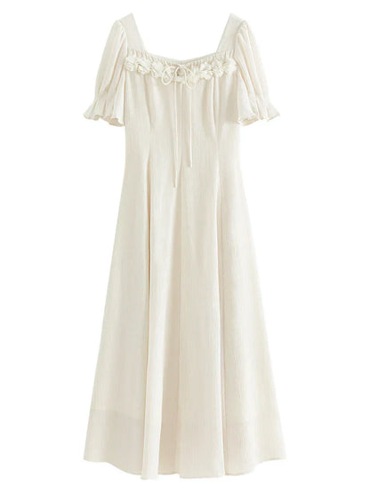 Lente Jurk Licht Pastel Kleuren
