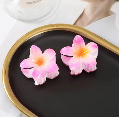 Bloem Haarclip Stevige Grip Elegant Rose Gouden Kleur