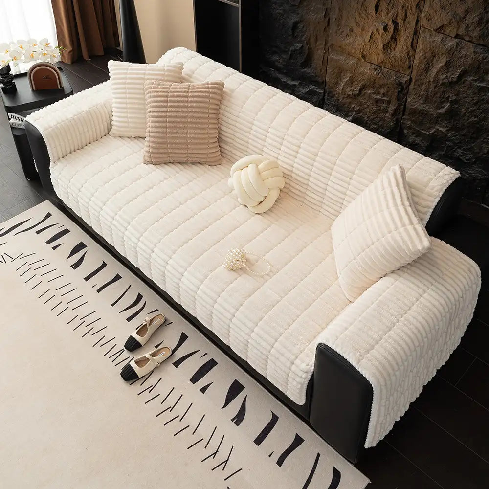 Waterdichte Eenzits Bankhoes 70×180 cm – Antislip Fleece Beschermer voor Fauteuil & Sofa Meubelbescherming